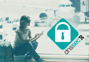 Website da ANA-Aeroportos de Portugal com DNSSEC